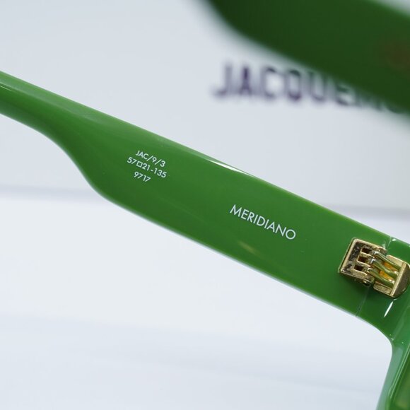 Jacquemus MERIDIANO JAC/9 C3 Rectangle Sunglasses - Green main image 5